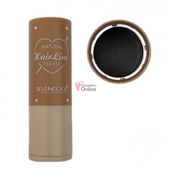 Pudra coloranta pentru contur la radacina firului de par SEVENCOOL Hair Line Cod SVC03 Brunet (Negru)